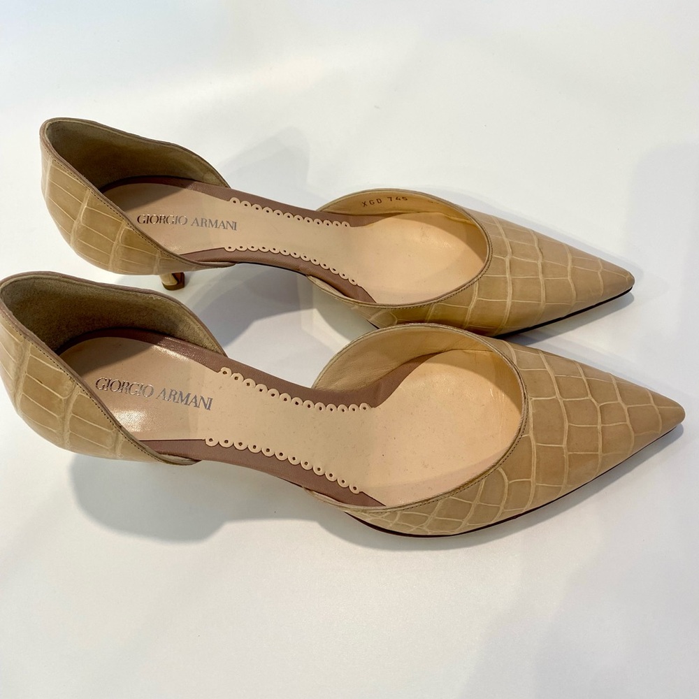 Giorgio Armani Kitten Heels